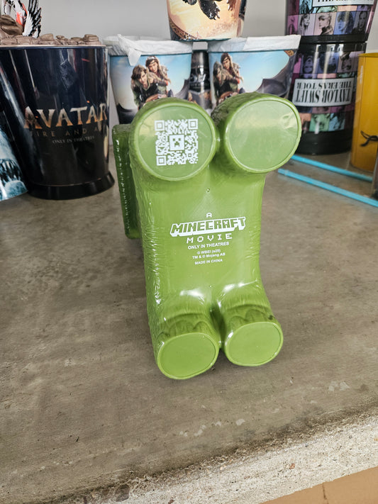 Minecraft Creeper Popcorn Bucket