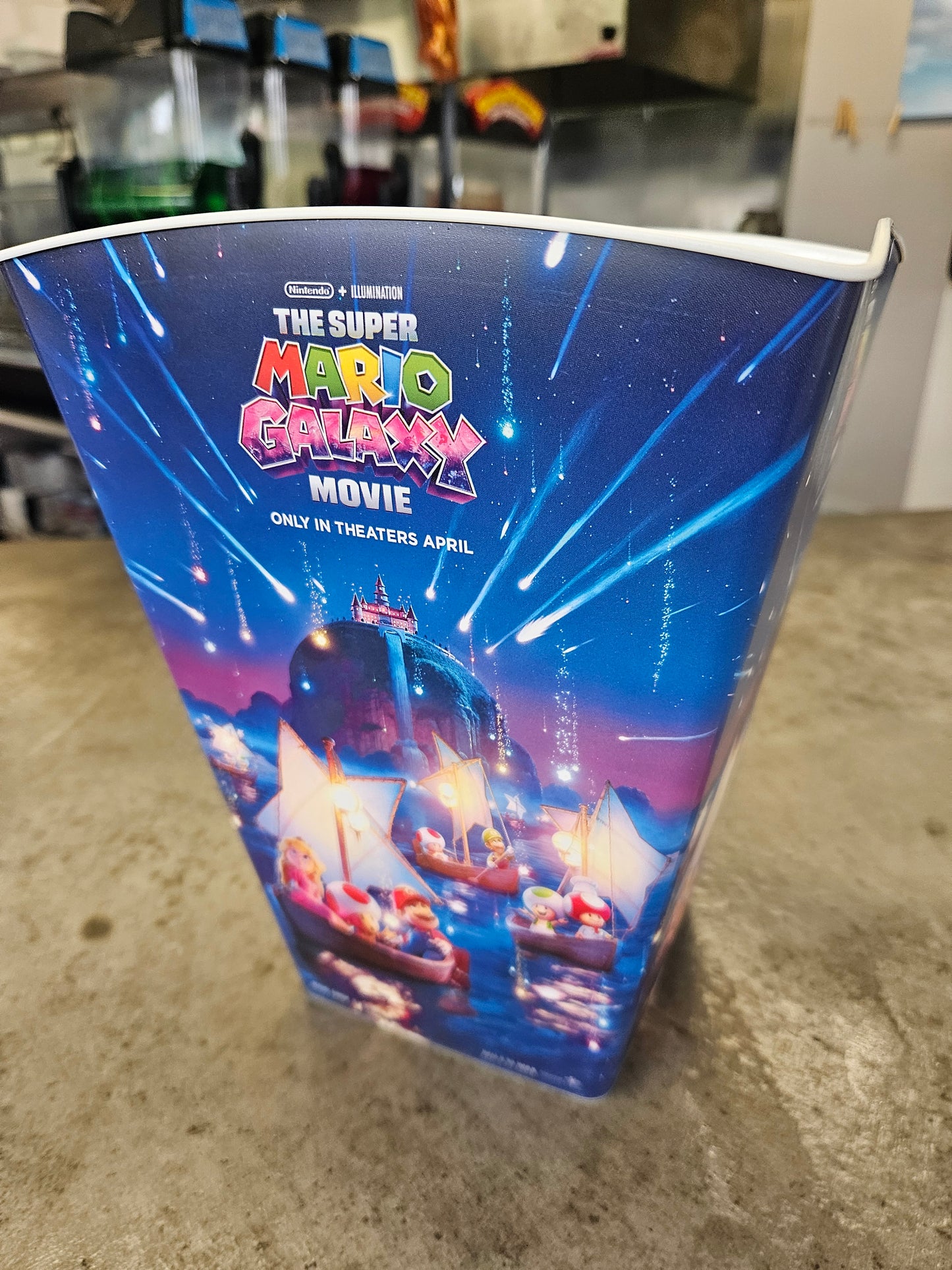 Super Mario Galaxy Movie Square Popcorn Bucket (2026)