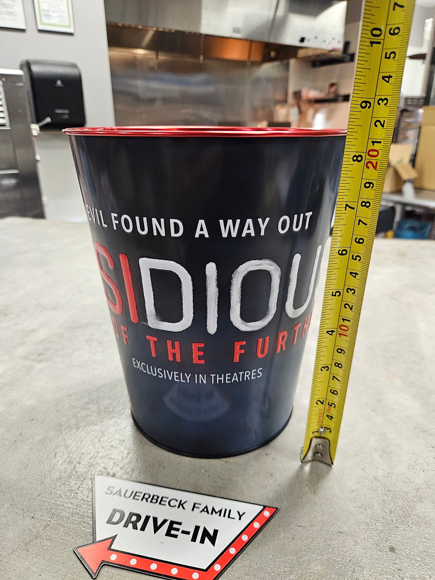 Insidious Out Of The Further 2026 Metal Popcorn Tin Bucket