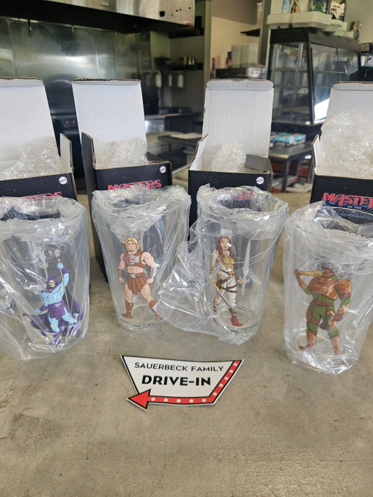 Masters of The Universe Pint Glasses - Set of 4 - Glass