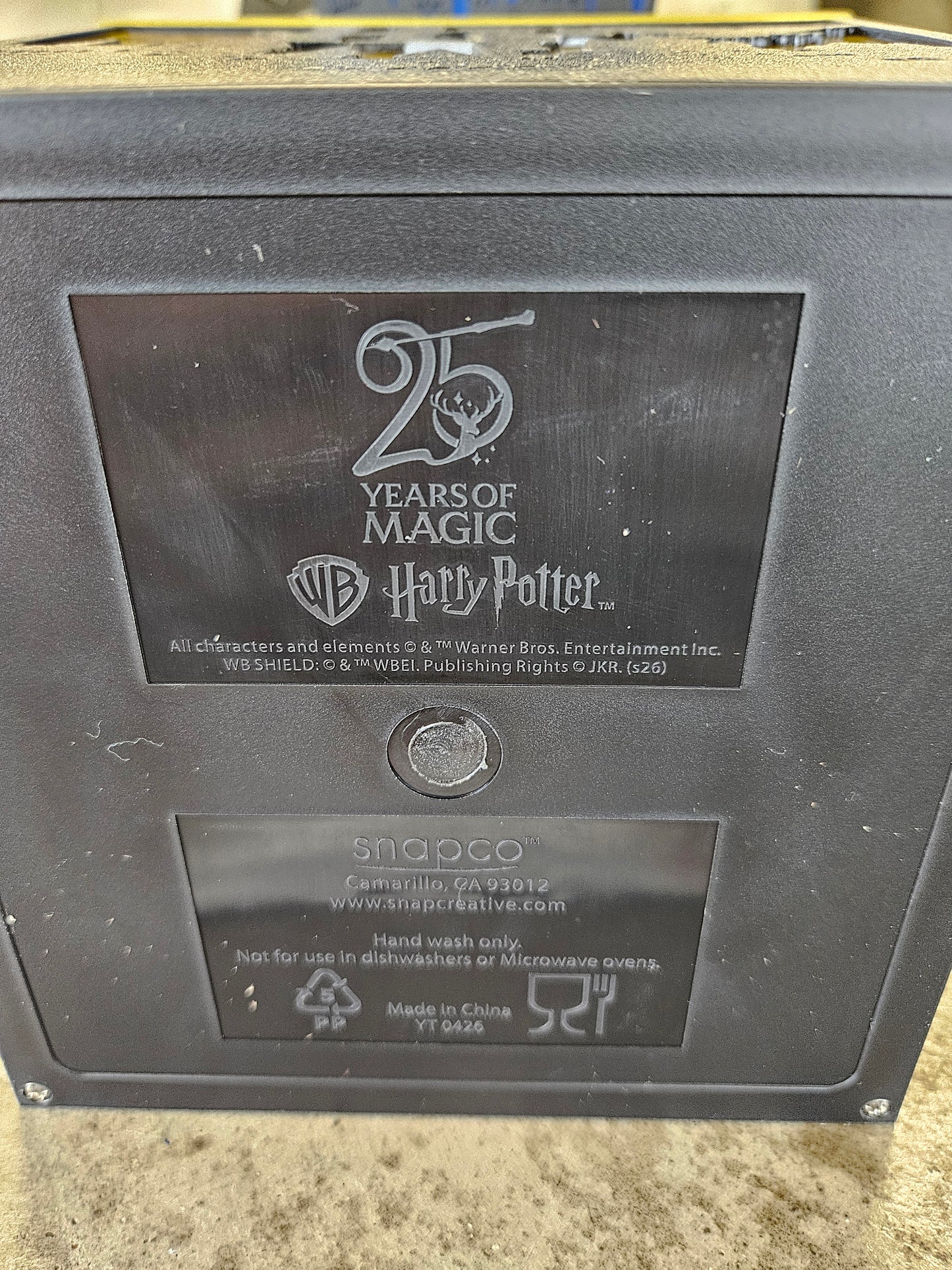 Harry Potter 25th Anniversary BLUE Popcorn Bucket Silhouette