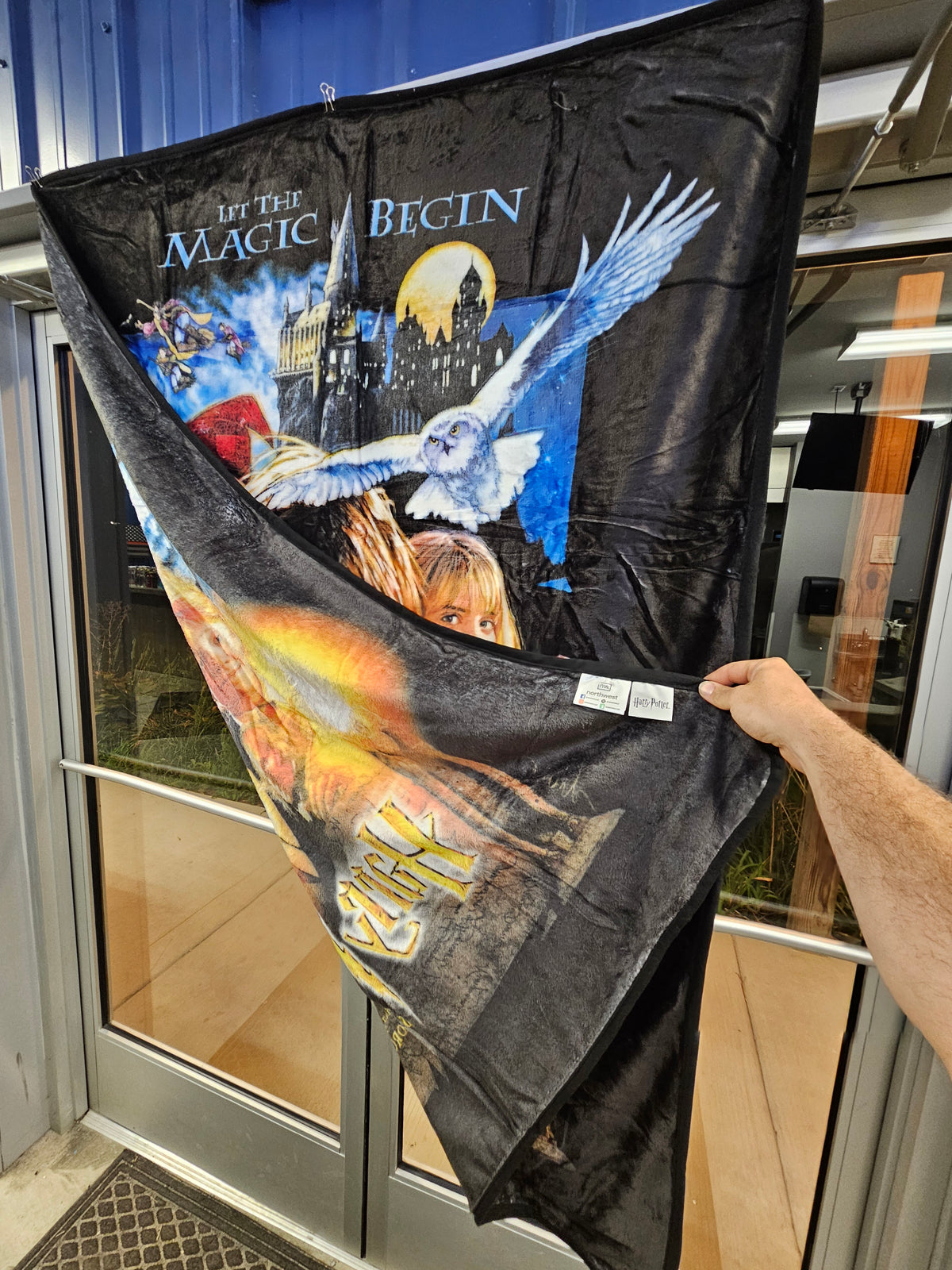 Harry Potter Sorcerer's Stone Blanket Throw - NEW - Fast Shipping