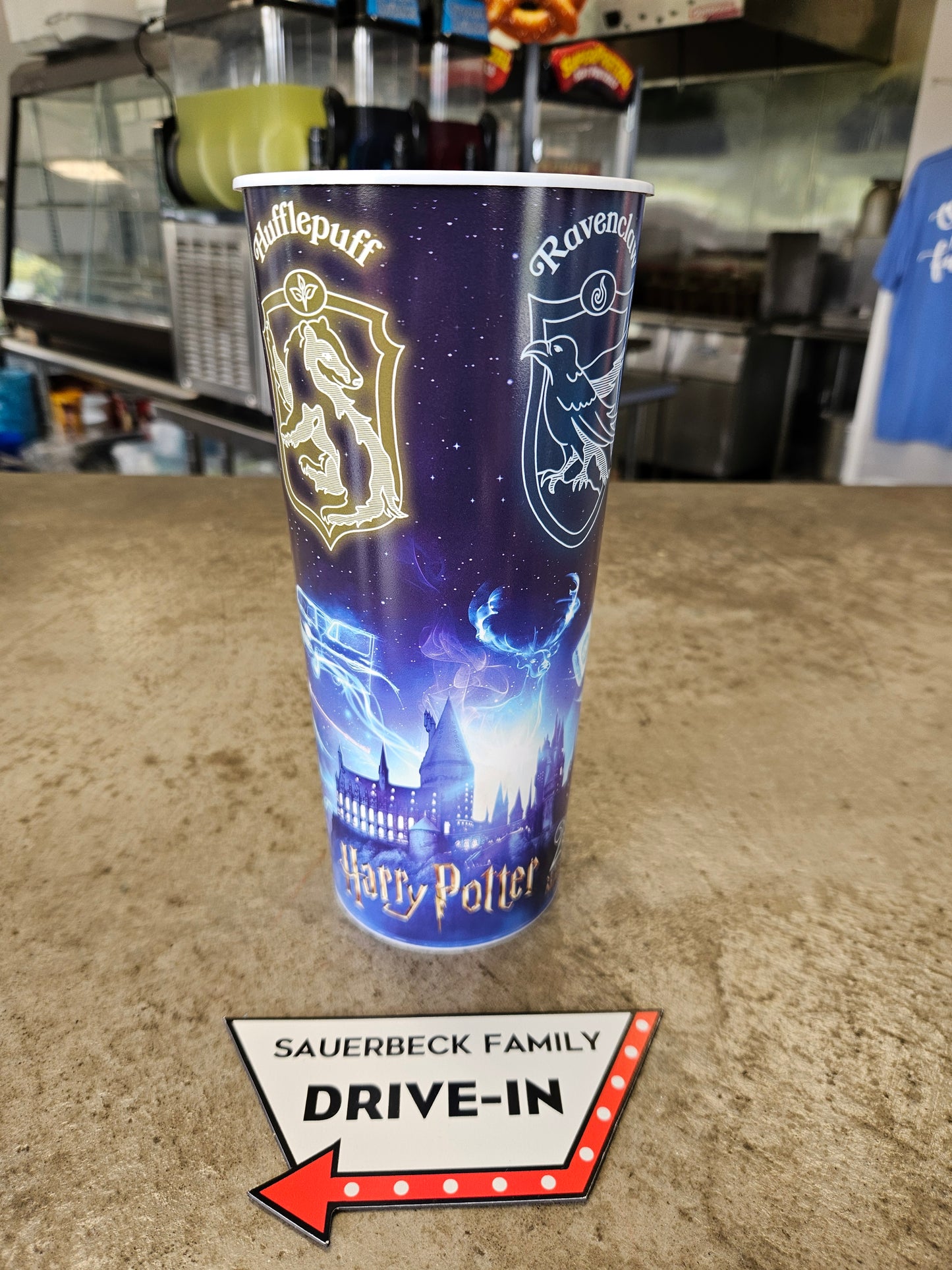 Harry Potter 25th Anniversary 44oz Plastic Cup Set of 10 (white inside)