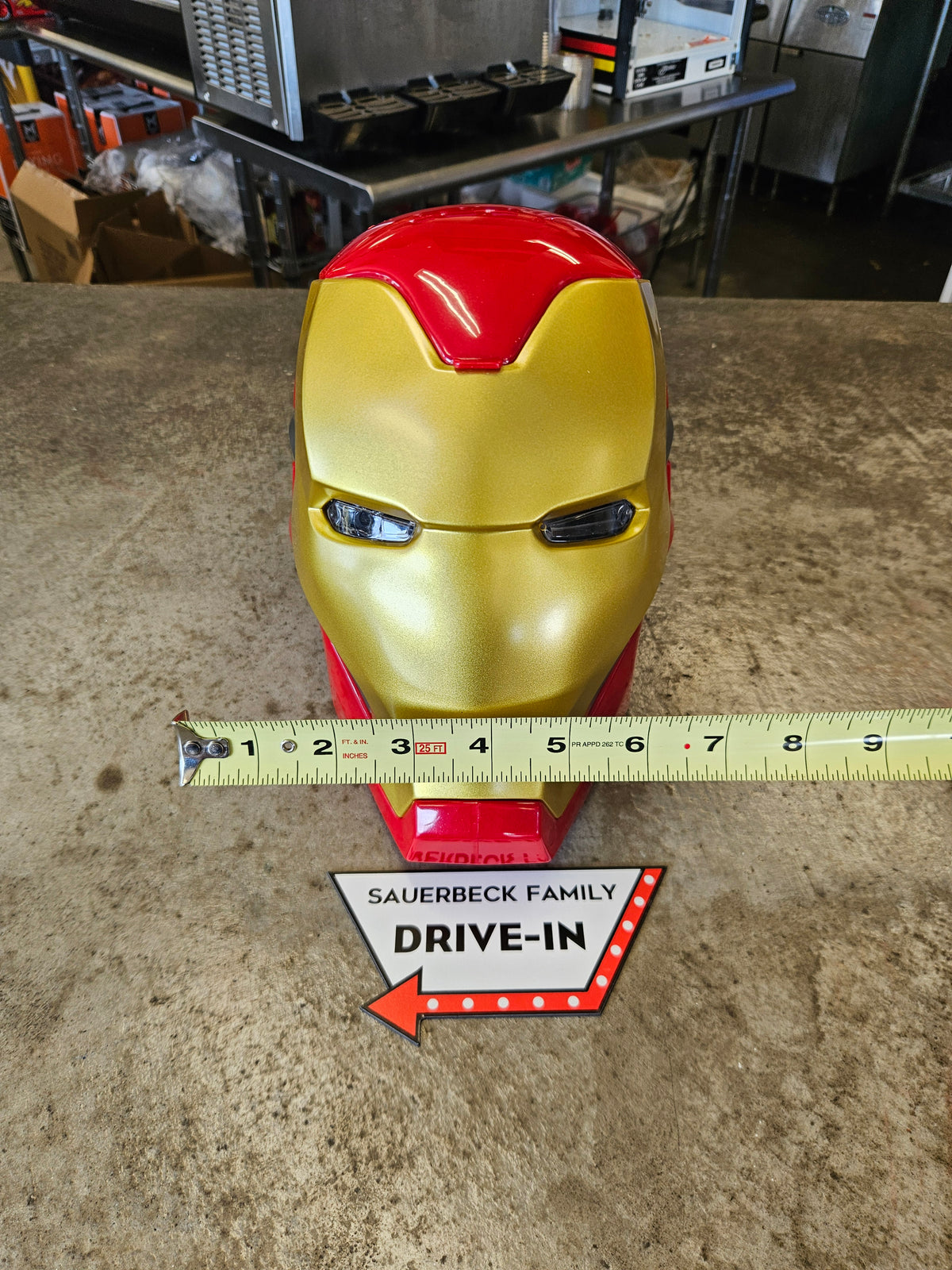 Iron Man Helmet Popcorn Bucket - Avengers Endgame 2026 Encore NEW
