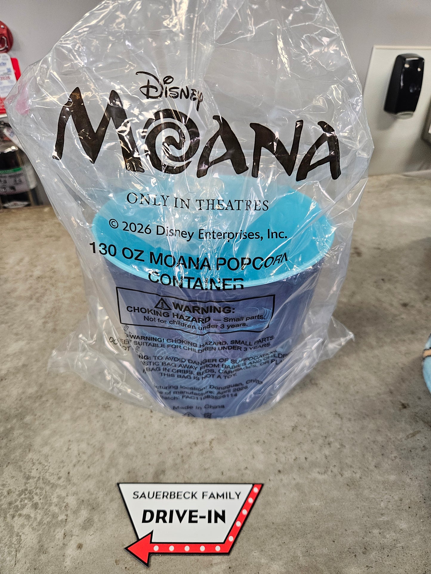 NEW! Moana (2026) Ancestor Boats LED Popcorn Bucket IN HAND