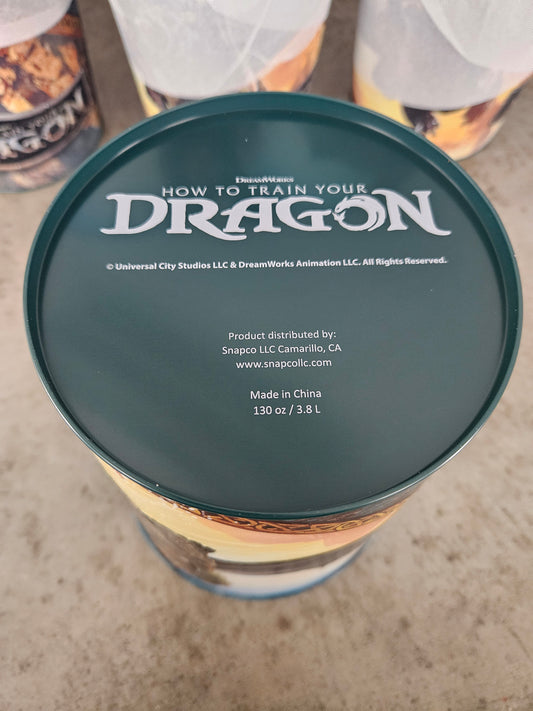 How To Train Your Dragon Metal Popcorn Tin - 2025