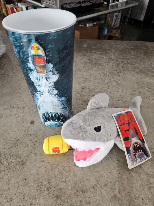 Jaws 50th Anniversary Cup And Plush - Ready To Ship From USA!