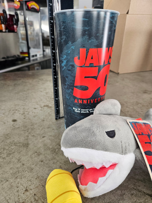 Jaws 50th Anniversary Cup And Plush - Ready To Ship From USA!