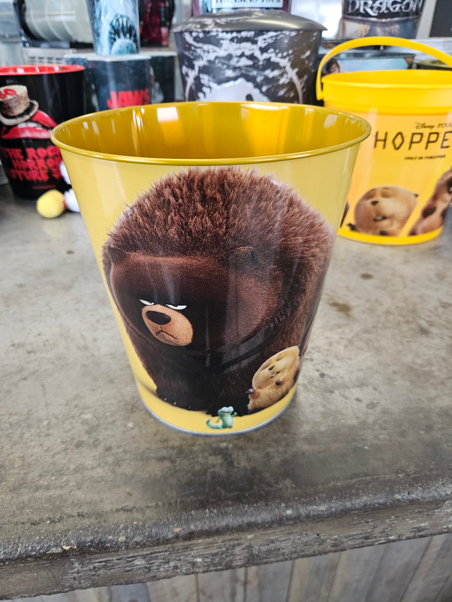 Hoppers Metal Popcorn Tin - Bear