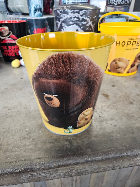 Hoppers Metal Popcorn Tin - Bear