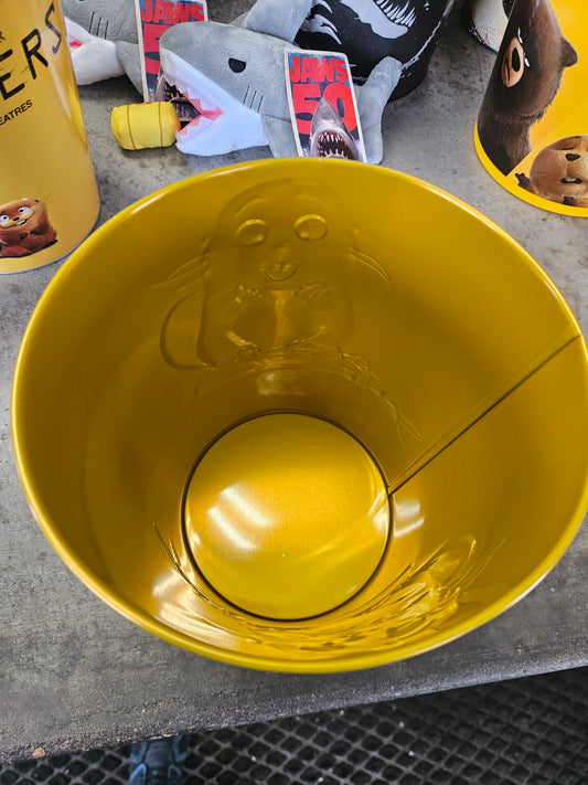 Hoppers Metal Popcorn Tin - Beaver