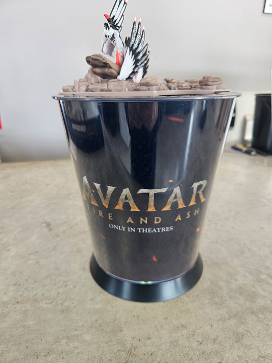 Avatar Fire and Ash 130oz Popcorn Bucket with Banshee Topper and LED Base