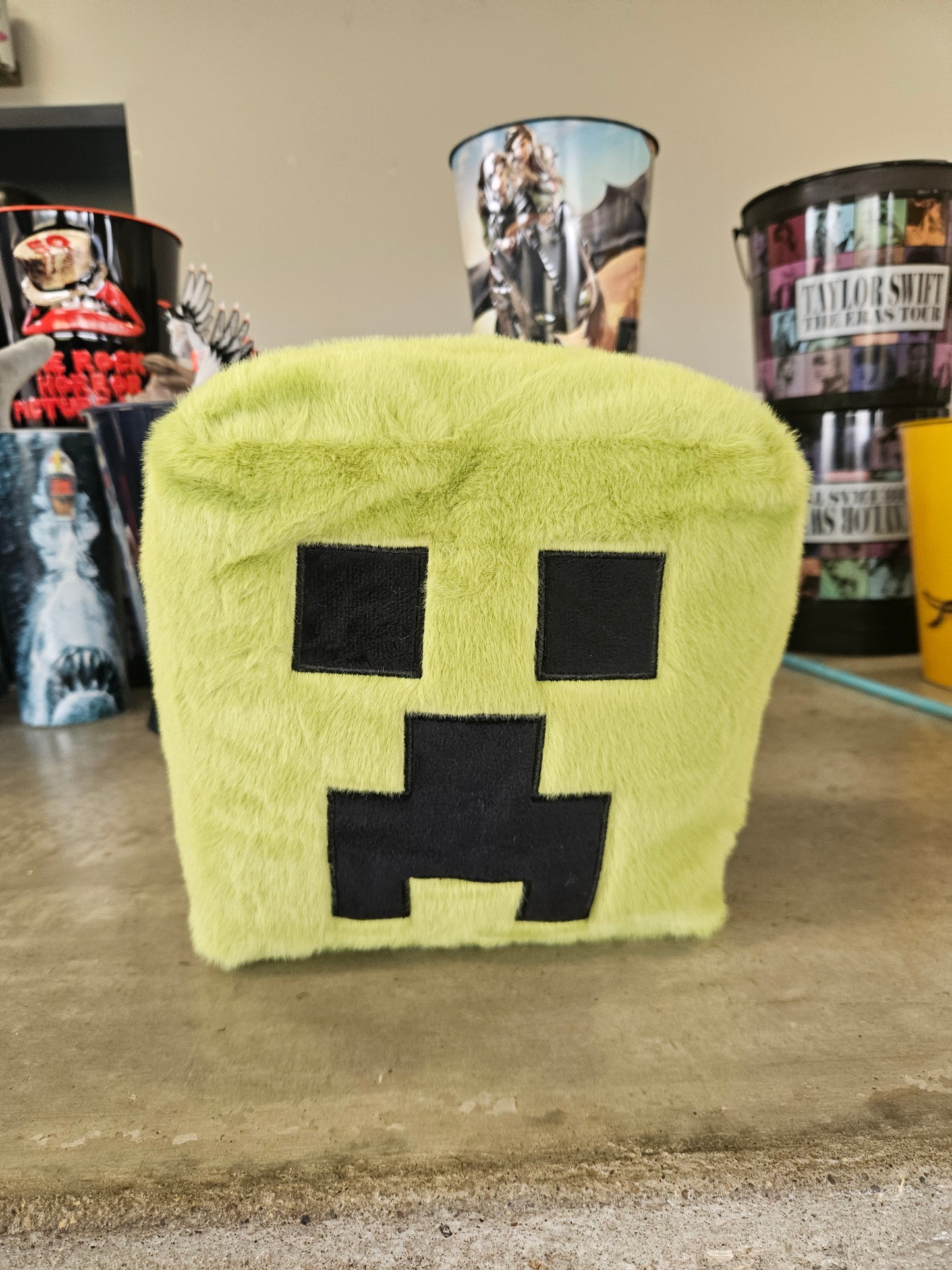 Minecraft Creeper Plush Head