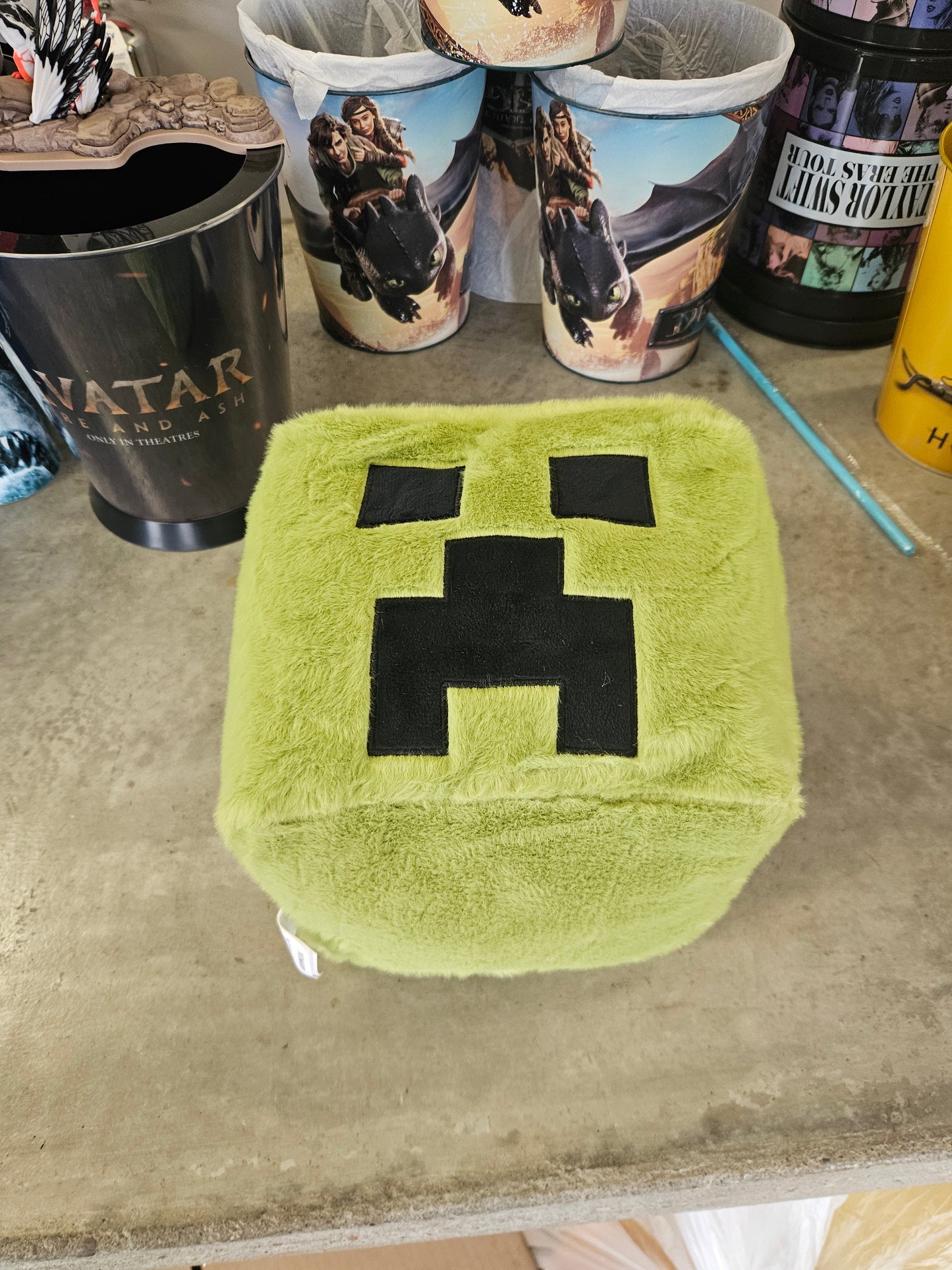 Minecraft Creeper Plush Head