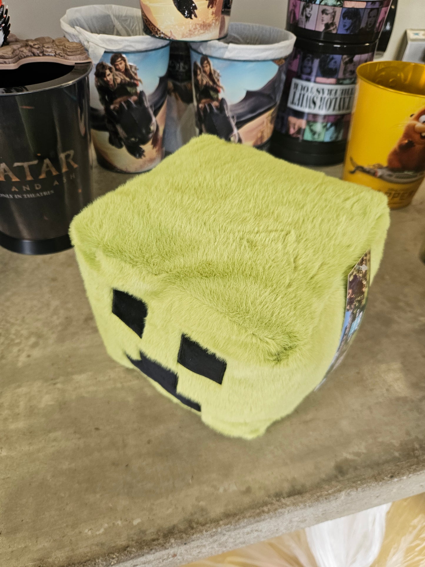 Minecraft Creeper Plush Head