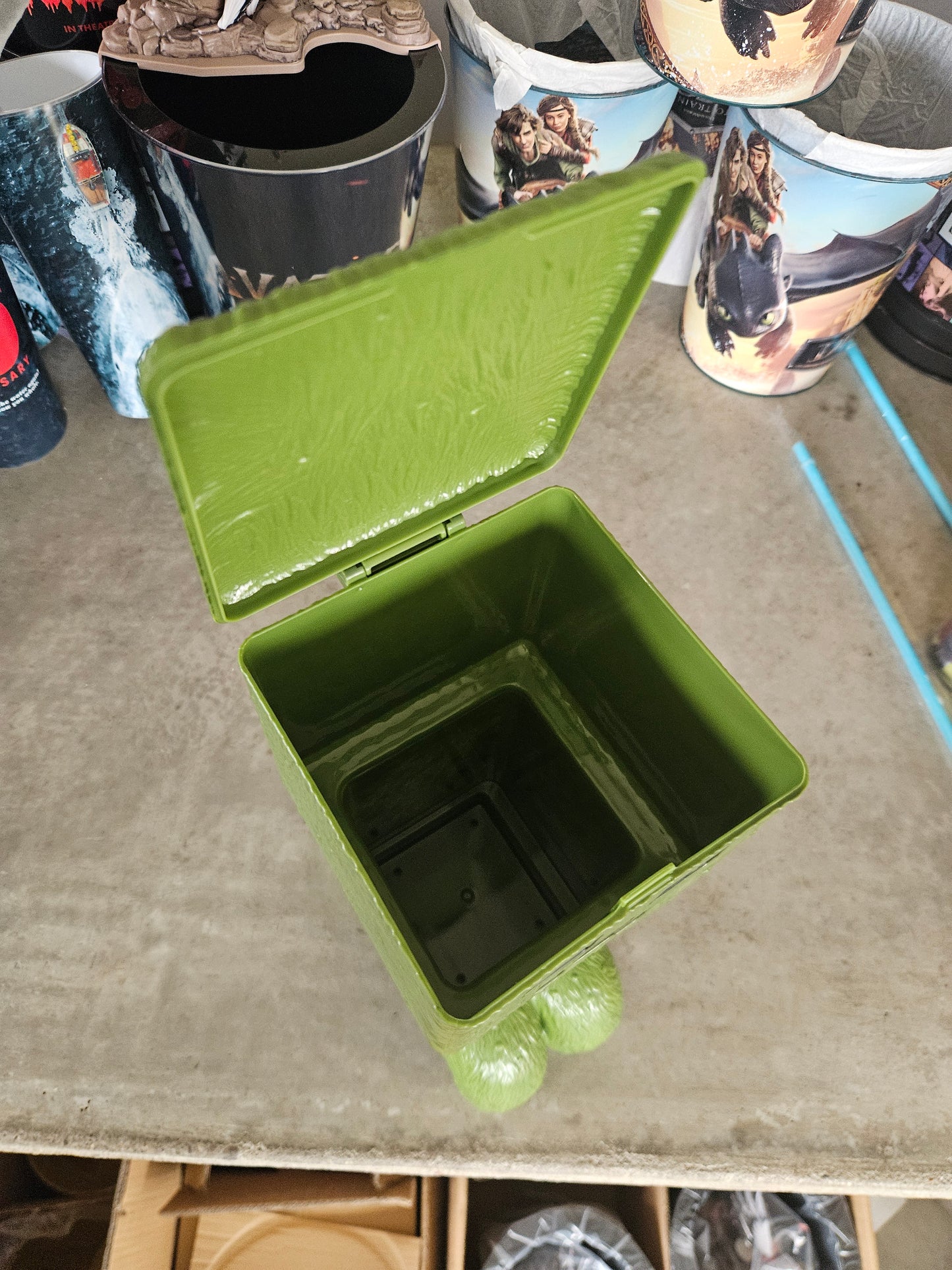 Minecraft Creeper Popcorn Bucket