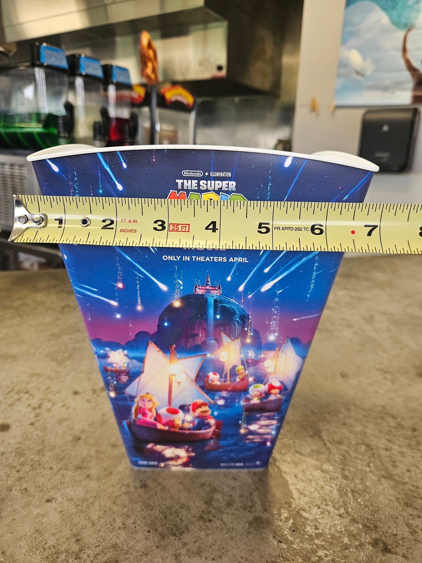 Super Mario Galaxy Movie Square Popcorn Bucket (2026)