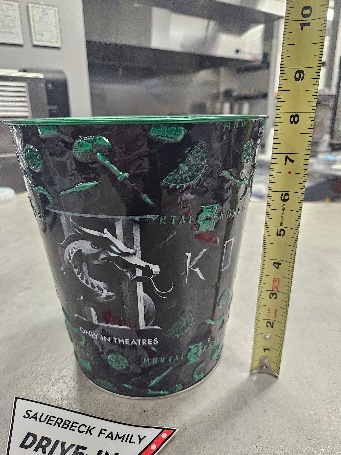 NEW! SET OF 2 Mortal Kombat 2 2026 Metal Popcorn Bucket Tin BOTH - In Hand