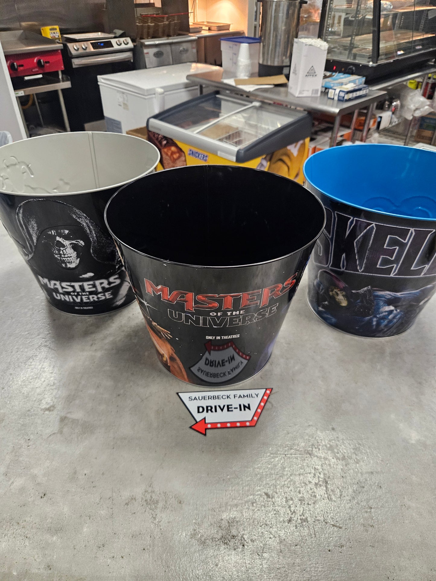 NEW! Set of 3 Masters Of The Universe 230oz Popcorn Bucket Set of 3 IN HAND 2026