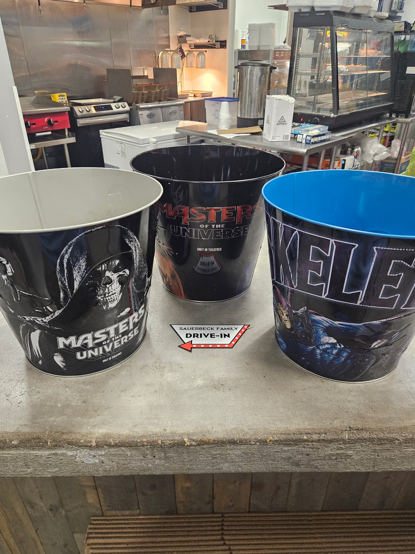NEW! Set of 3 Masters Of The Universe 230oz Popcorn Bucket Set of 3 IN HAND 2026