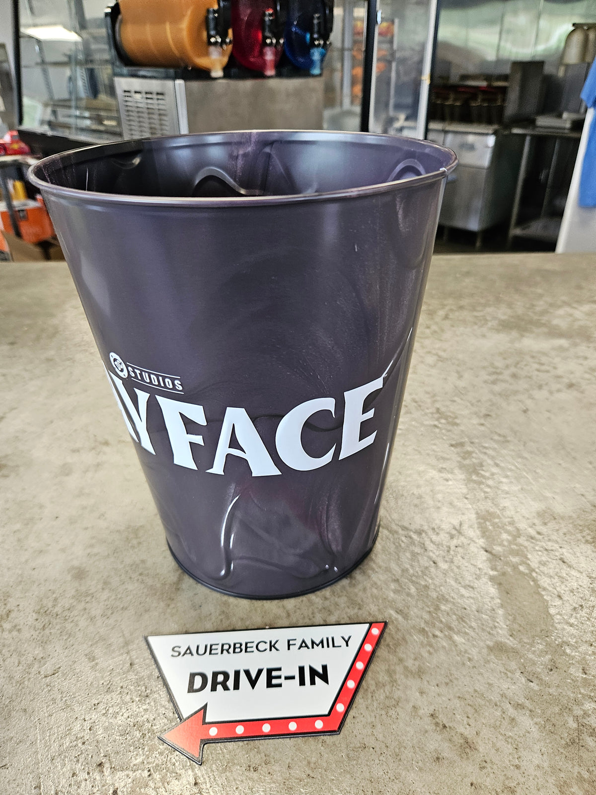 Clayface 2026 Movie Metal Popcorn Bucket Tin