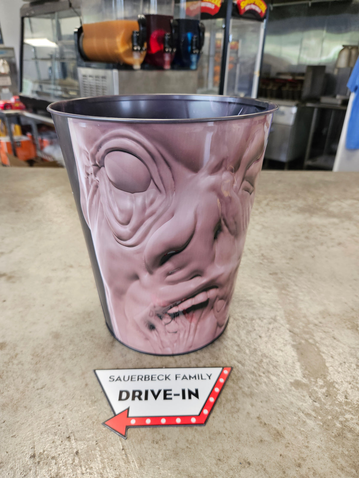 Clayface 2026 Movie Metal Popcorn Bucket Tin