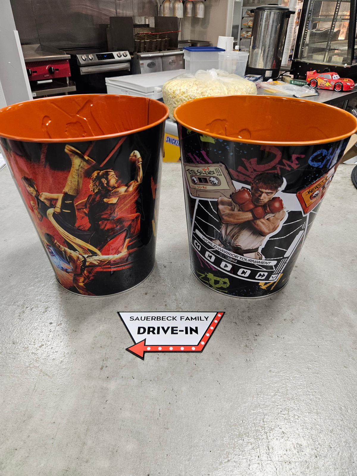 Street Fighter 2026 Movie Metal Popcorn Buckets - Set of 2