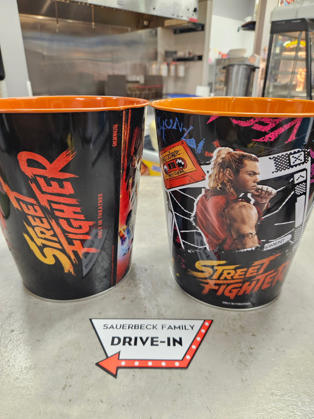 Street Fighter 2026 Movie Metal Popcorn Buckets - Set of 2