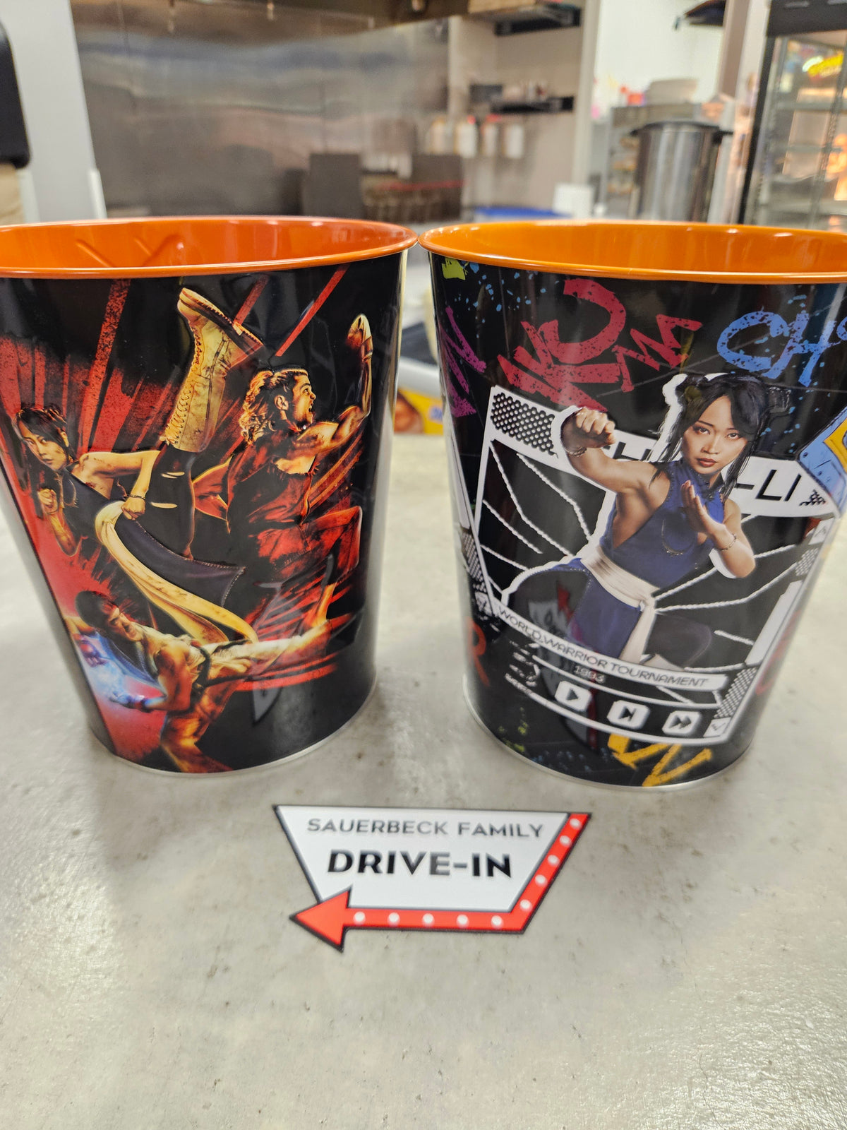 Street Fighter 2026 Movie Metal Popcorn Buckets - Set of 2