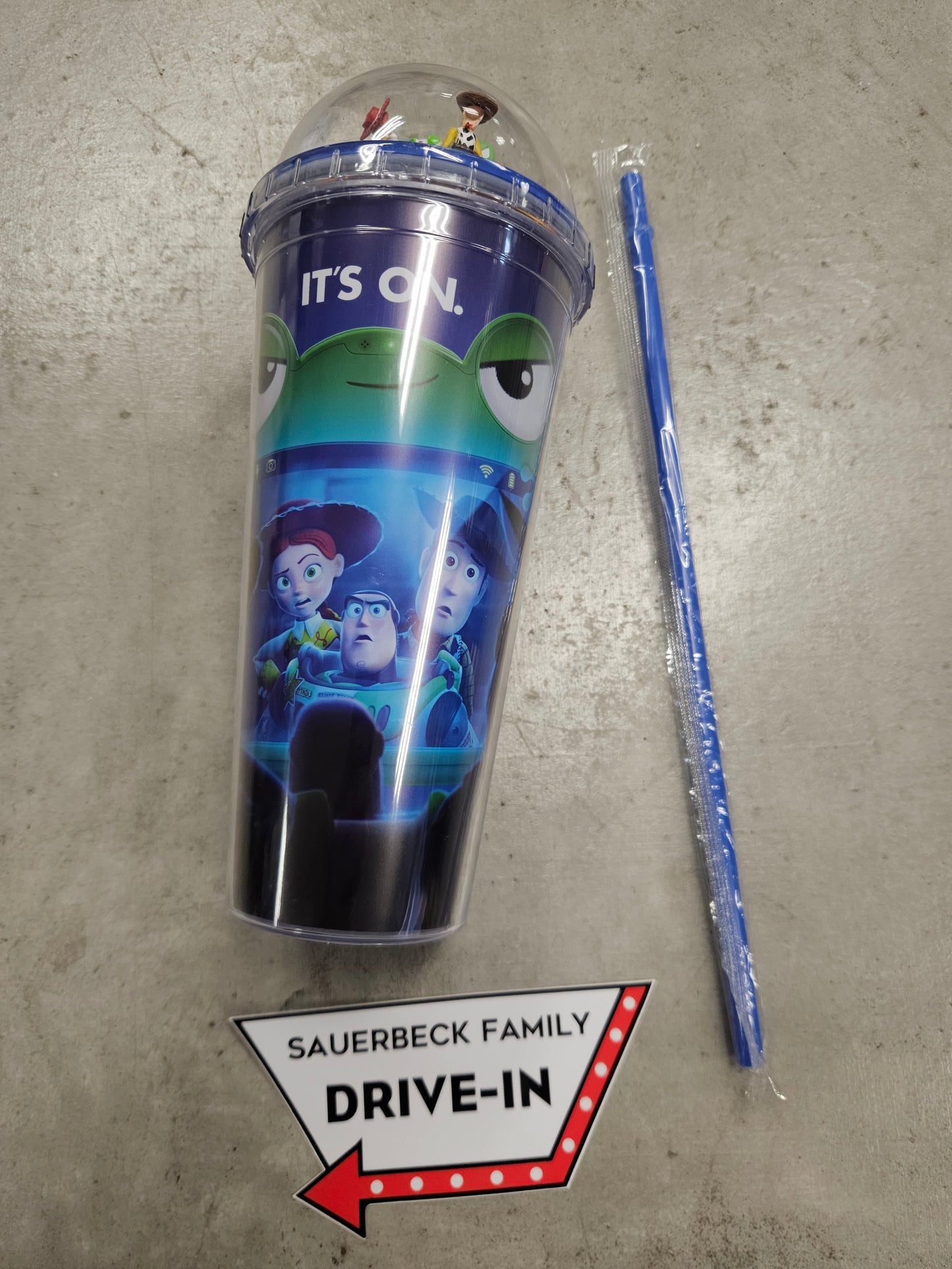 NEW! Toy Story 5 Dome Lid Double Wall Cup IN HAND 2026 with straw