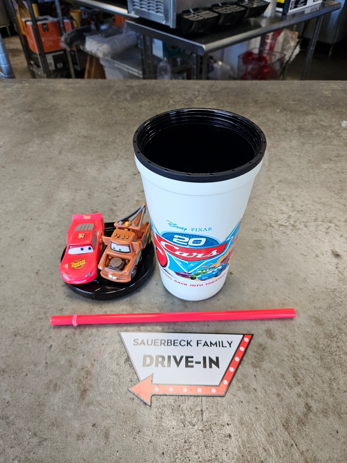 Cars 20th Anniversary SET Popcorn Bucket AND Cup - 2026