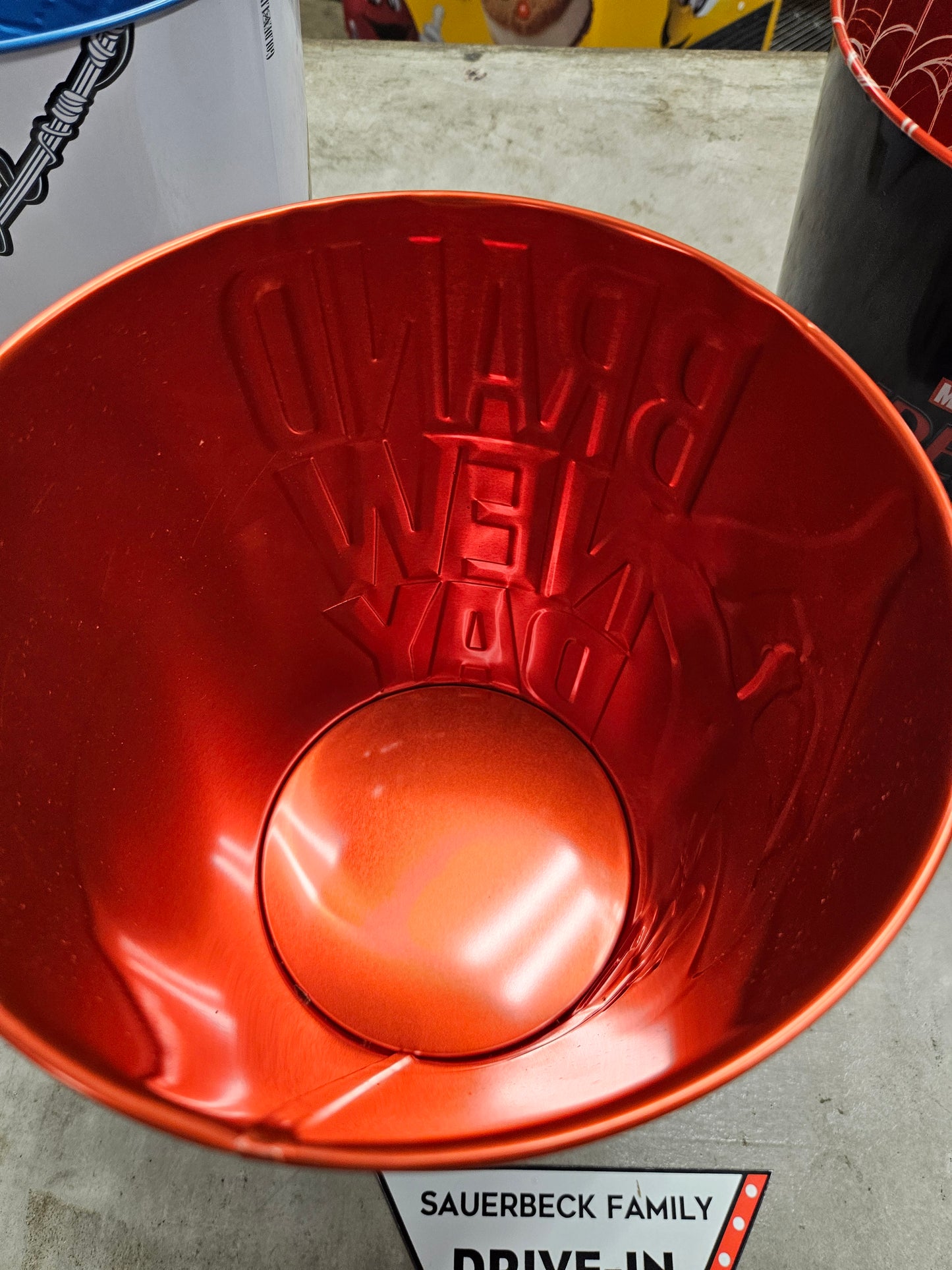 NEW! Set of 3 Spider-Man Brand New Day 130oz Metal Popcorn Bucket Set of 3 IN HAND 2026