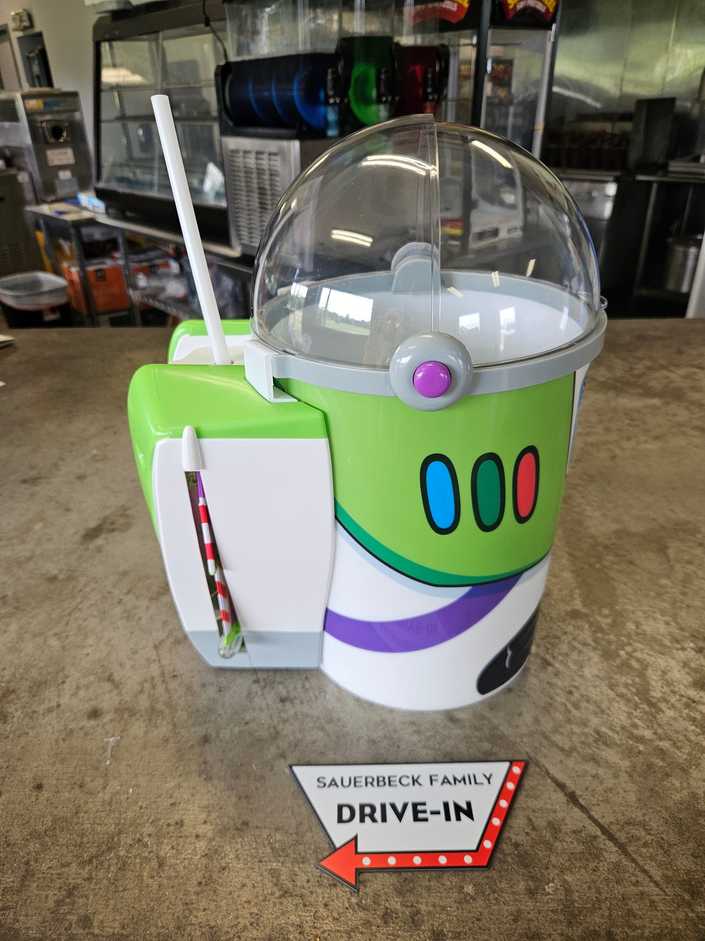 NEW! Buzz Lightyear Popcorn Bucket with Wings Lights Up IN HAND 2026