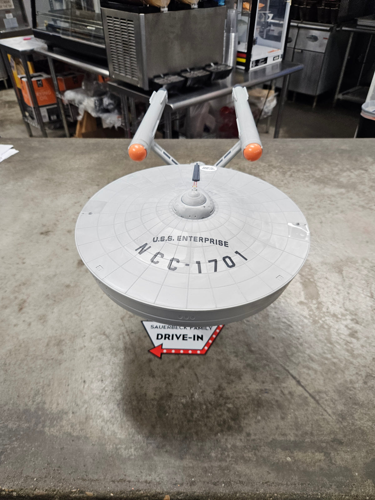 Star Trek Enterprise Popcorn Bucket 60th Anniv IN HAND 2026 GIANT