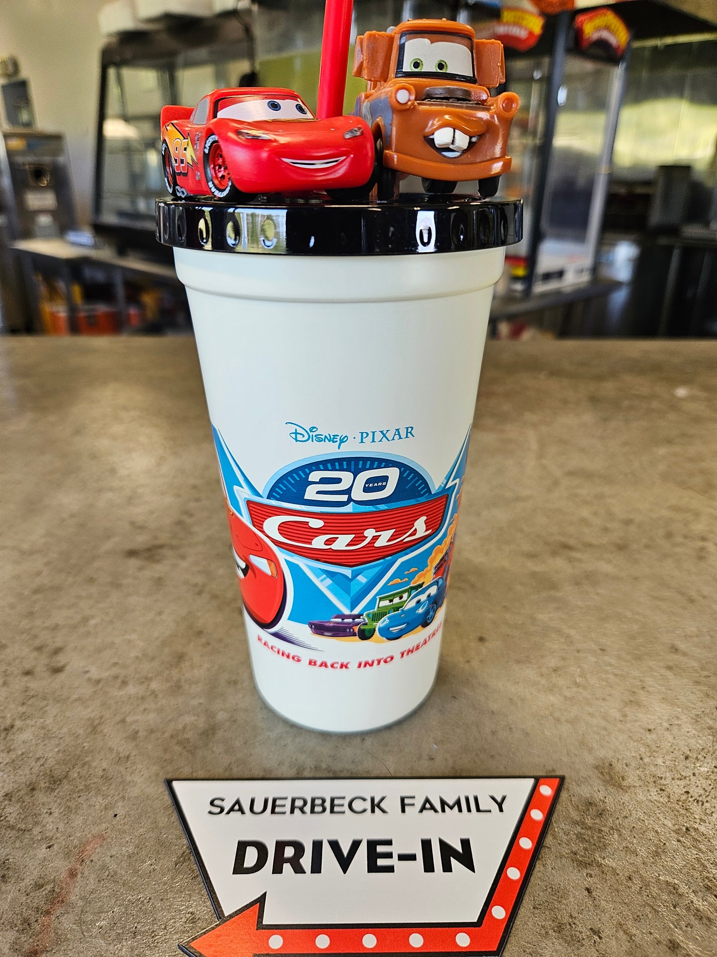 Cars 20th Anniversary Stainless Steel Cup with Figure Lid - 2026
