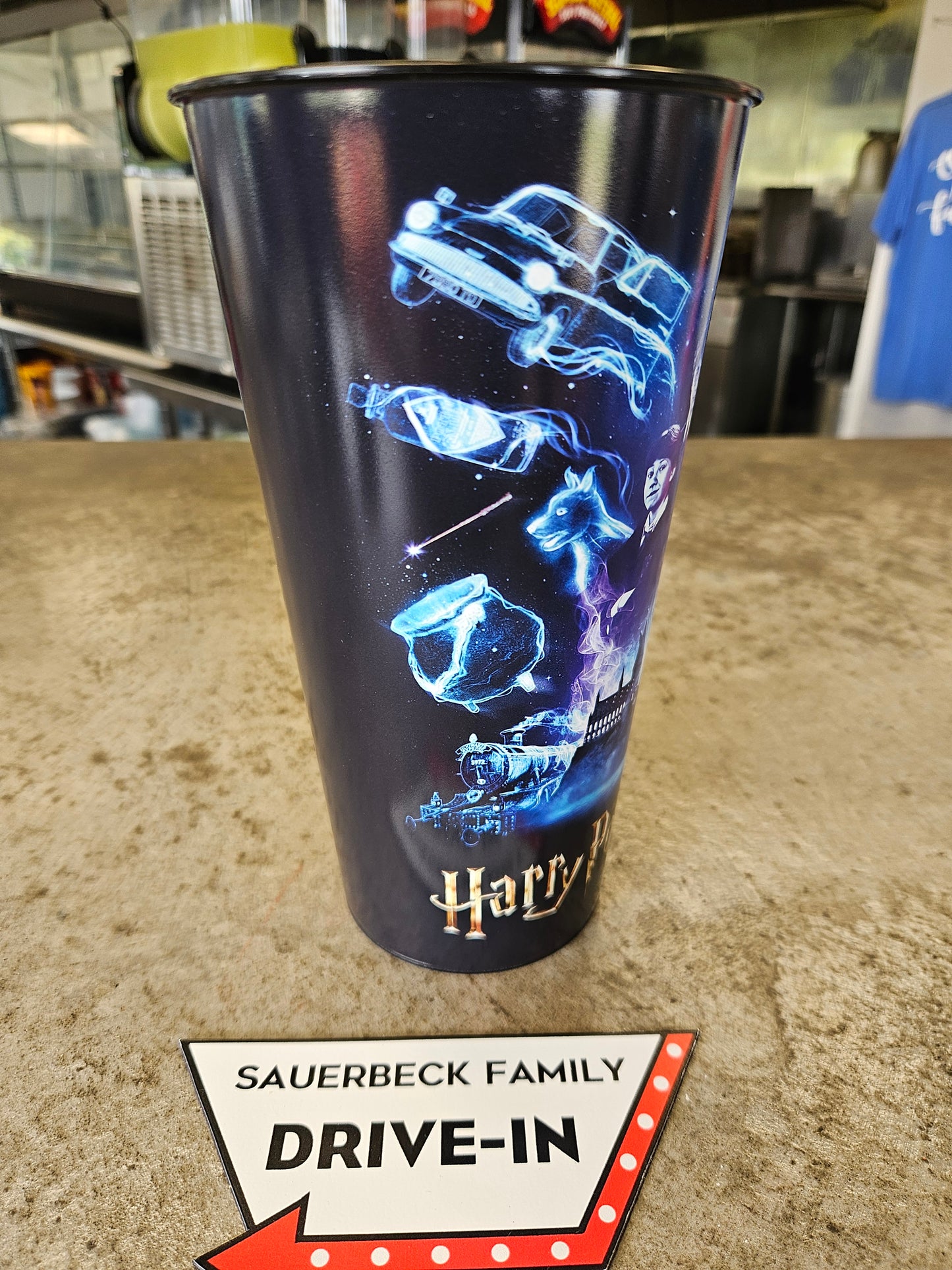Harry Potter 25th Anniversary 44oz Plastic Cup Set of 10 (black inside patronus)