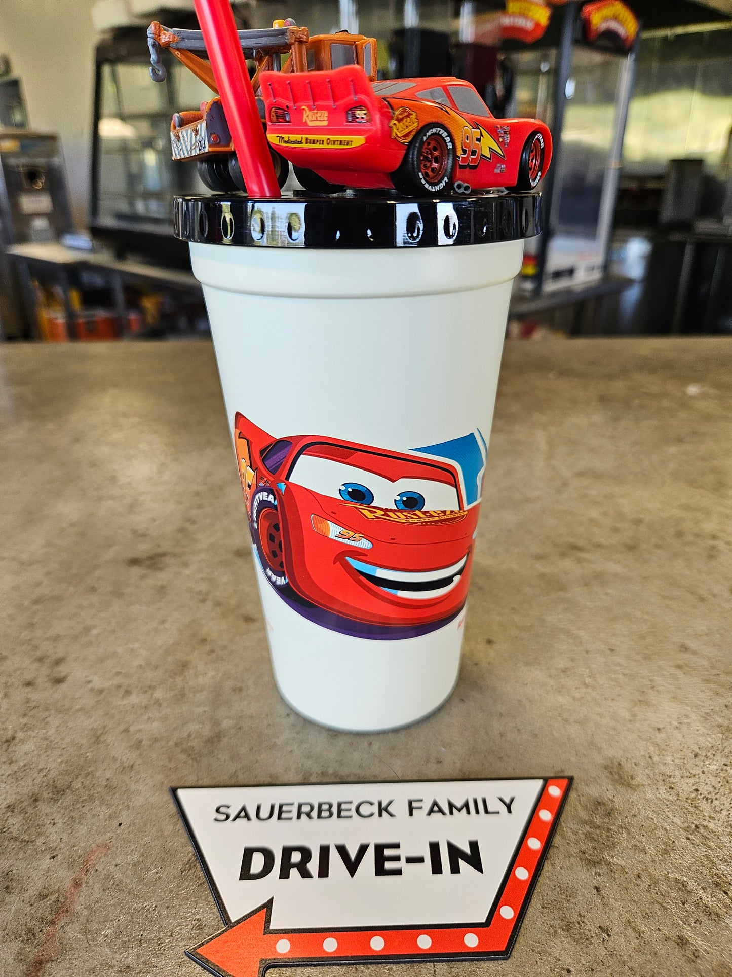 Cars 20th Anniversary Stainless Steel Cup with Figure Lid - 2026
