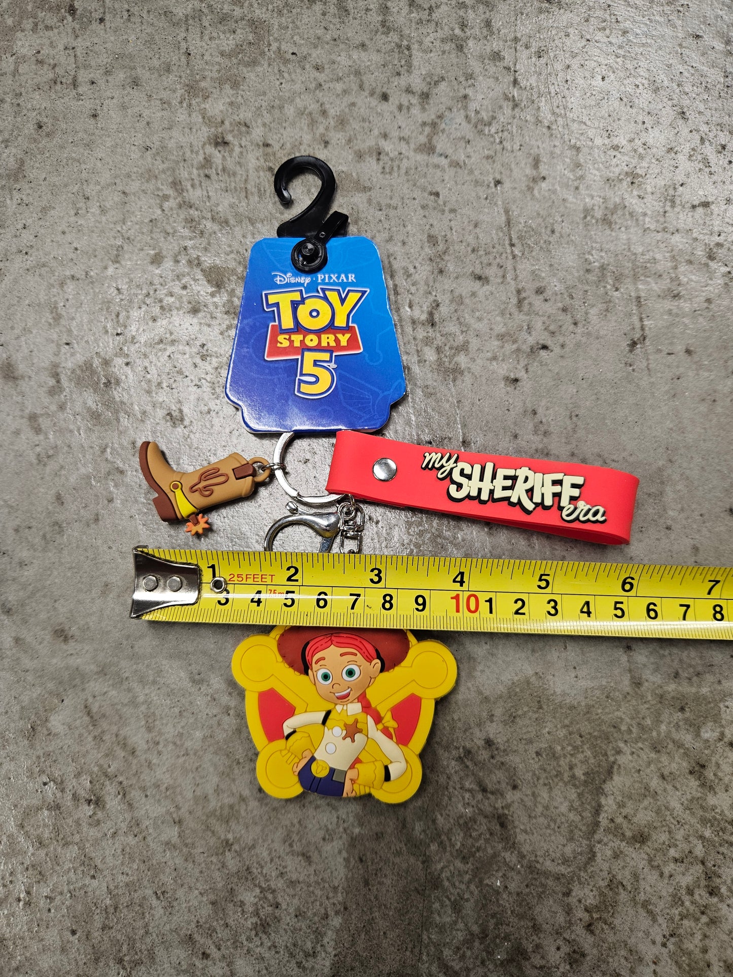 NEW! Toy Story 5 Keychain Wristlet Clip IN HAND 2026 Jessie Sheriff Era