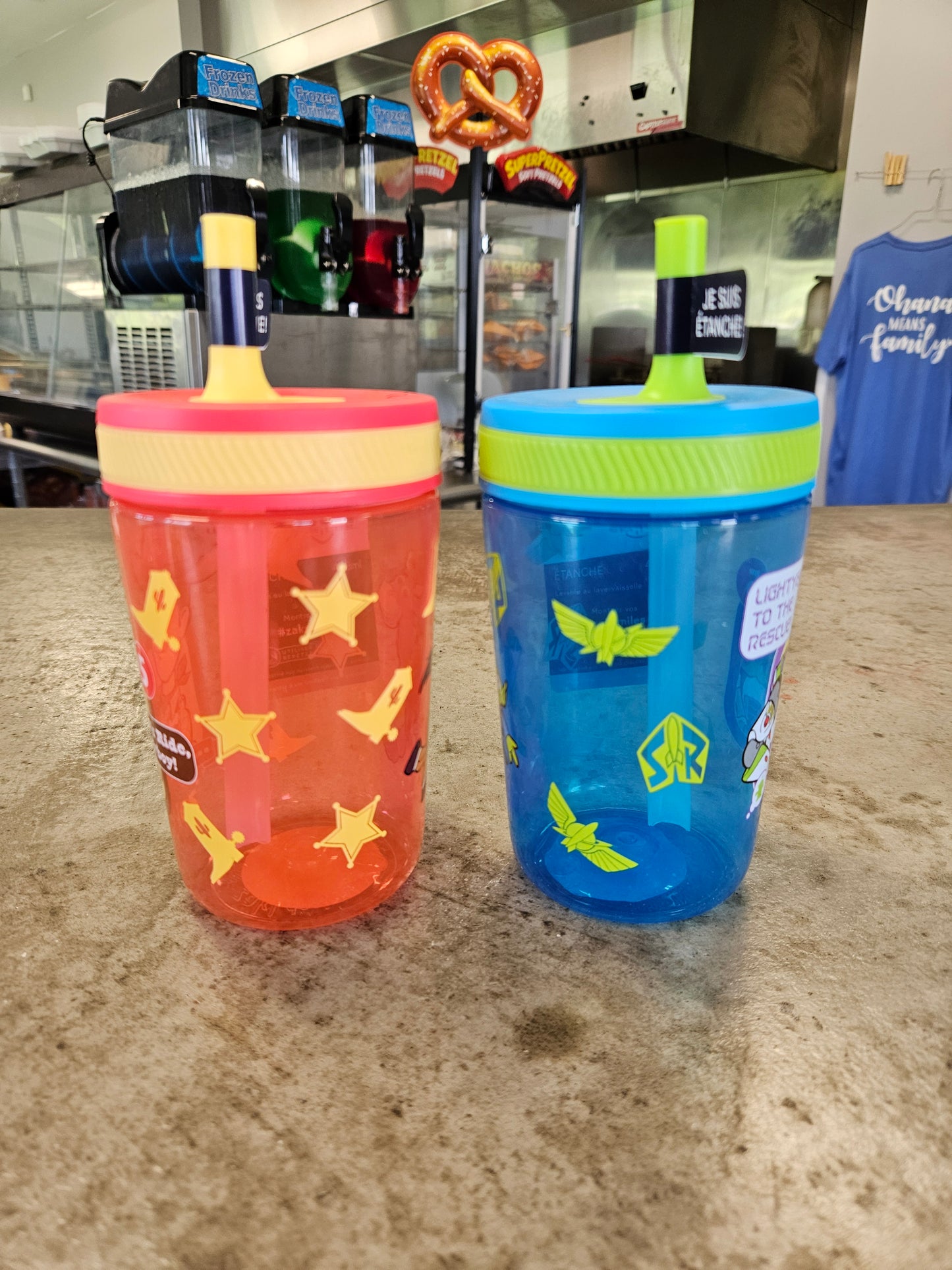NEW! Toy Story 5 Straw Cup Zak! Set of 2 IN HAND 2026