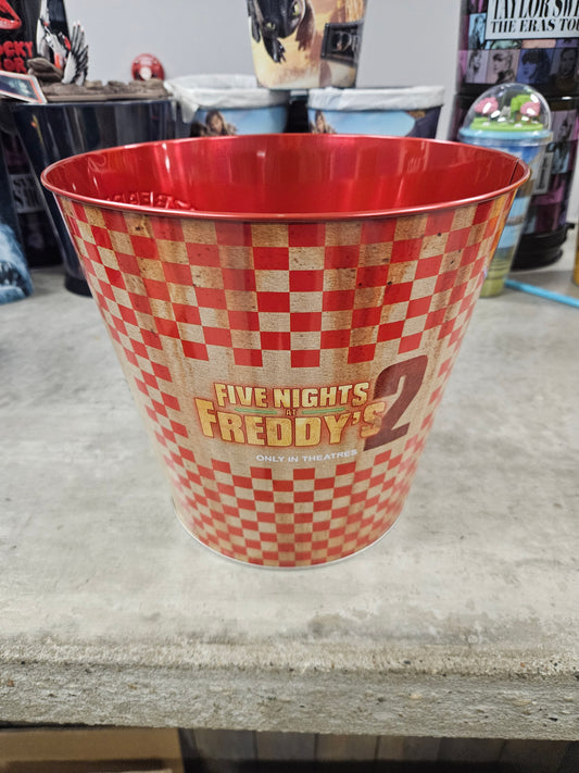 Five Nights at Freddy's 2 (2025) LARGE 230oz Metal Popcorn Tin (Bucket)