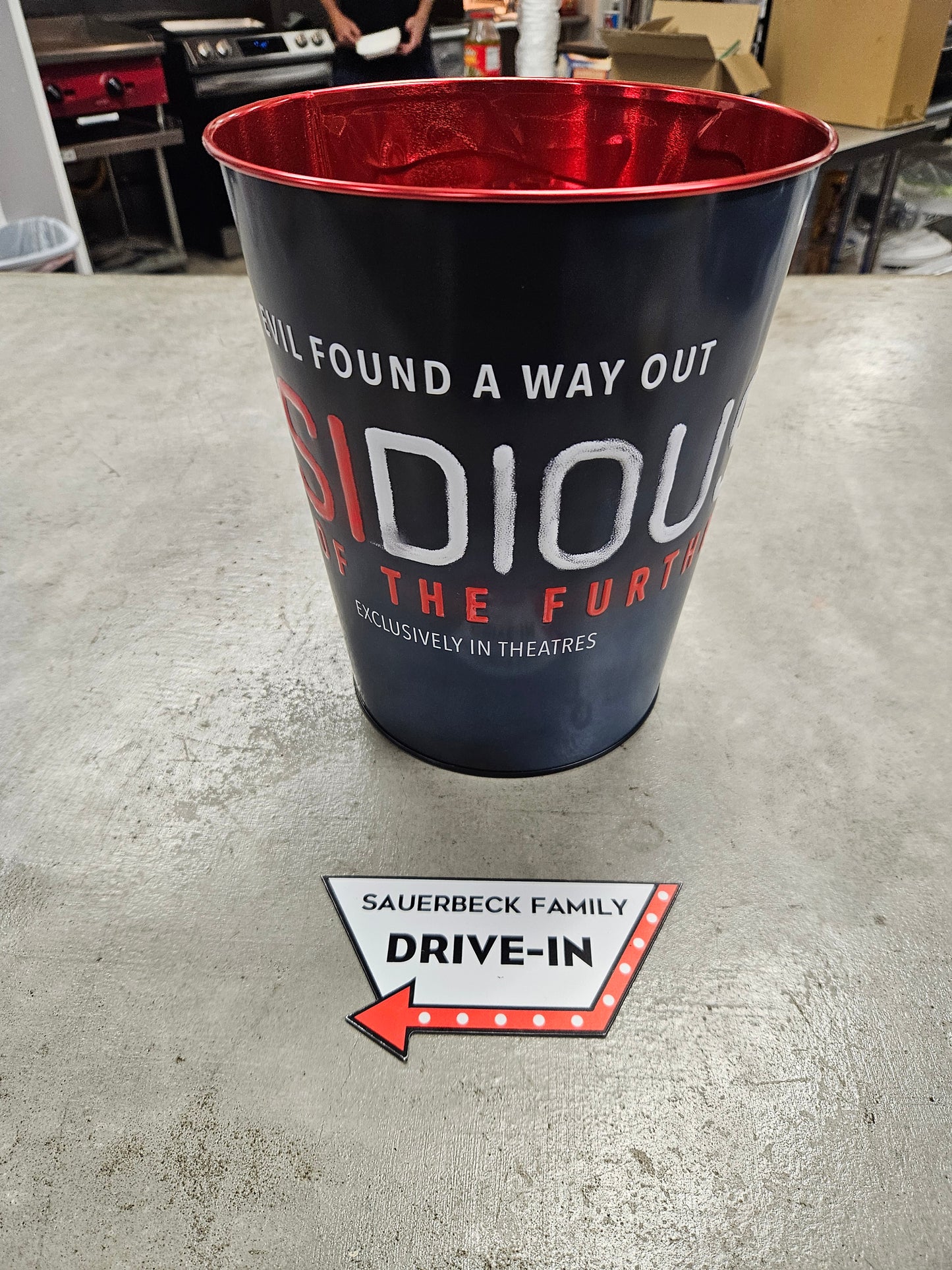 Insidious Out Of The Further 2026 Metal Popcorn Tin Bucket