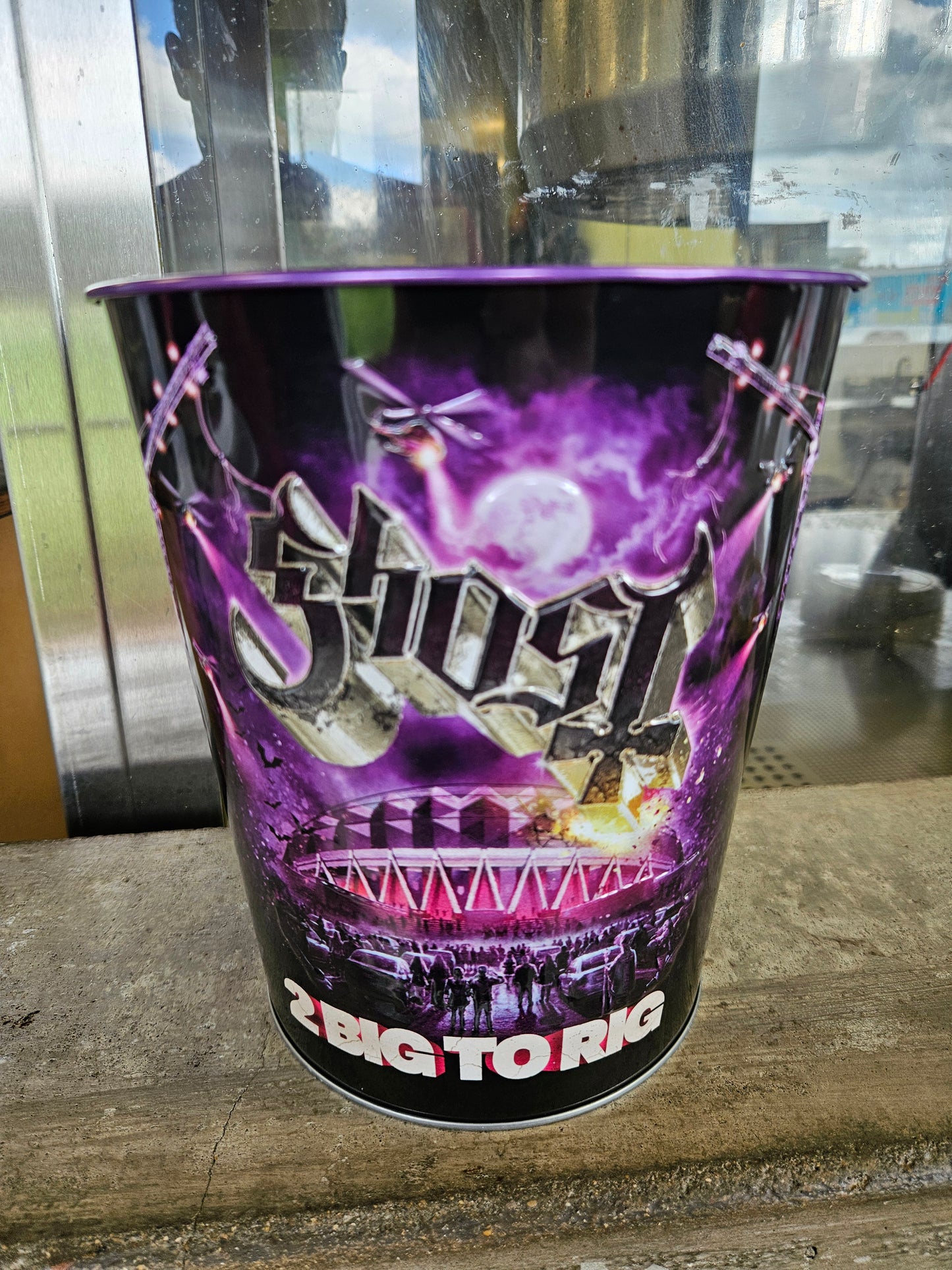 GHOST 2 Big To Rig Metal Popcorn Bucket Tin - 2026 -Metal