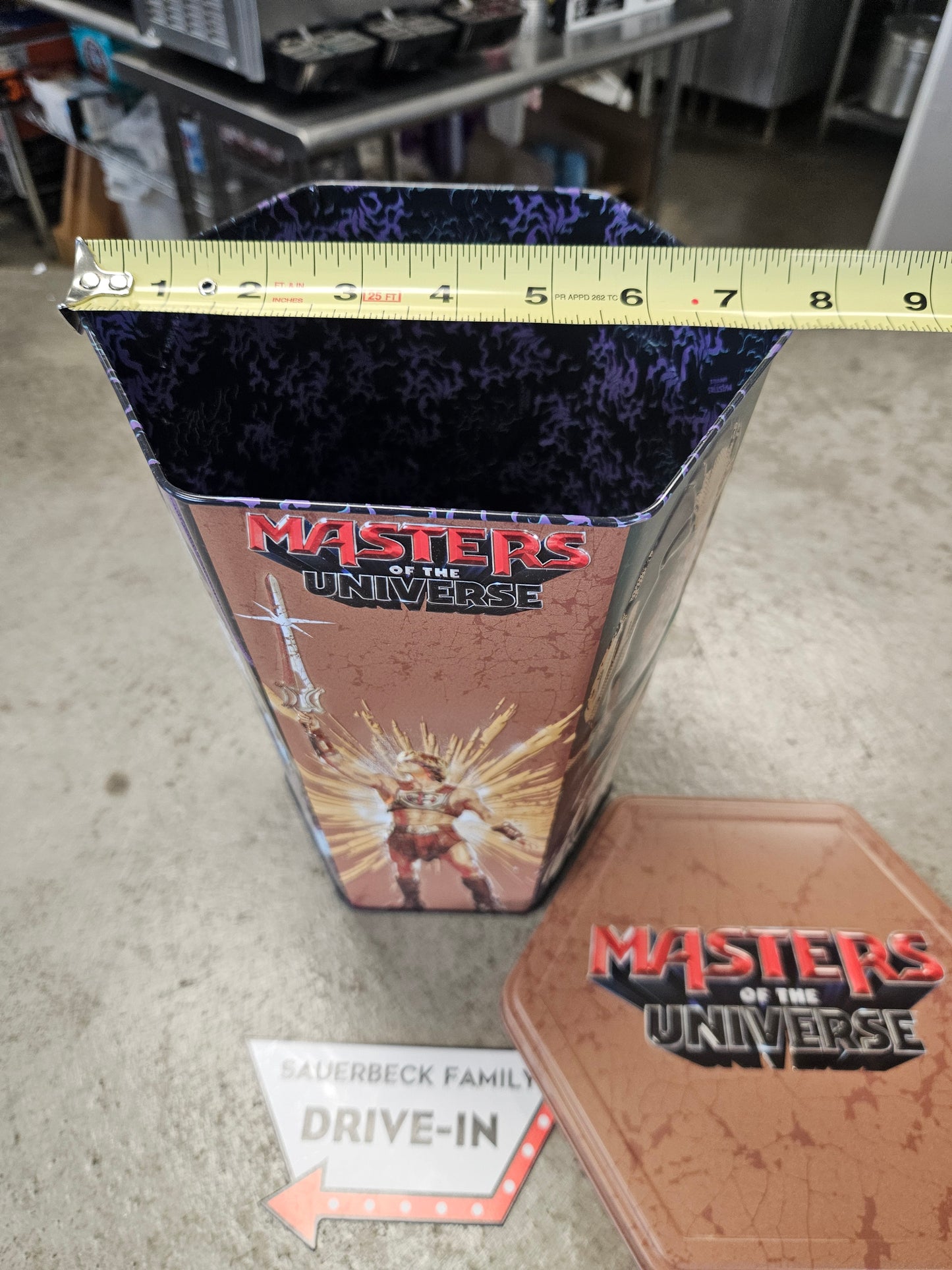 NEW! Masters Of The Universe Hexagon Popcorn Bucket Tin IN HAND 2026