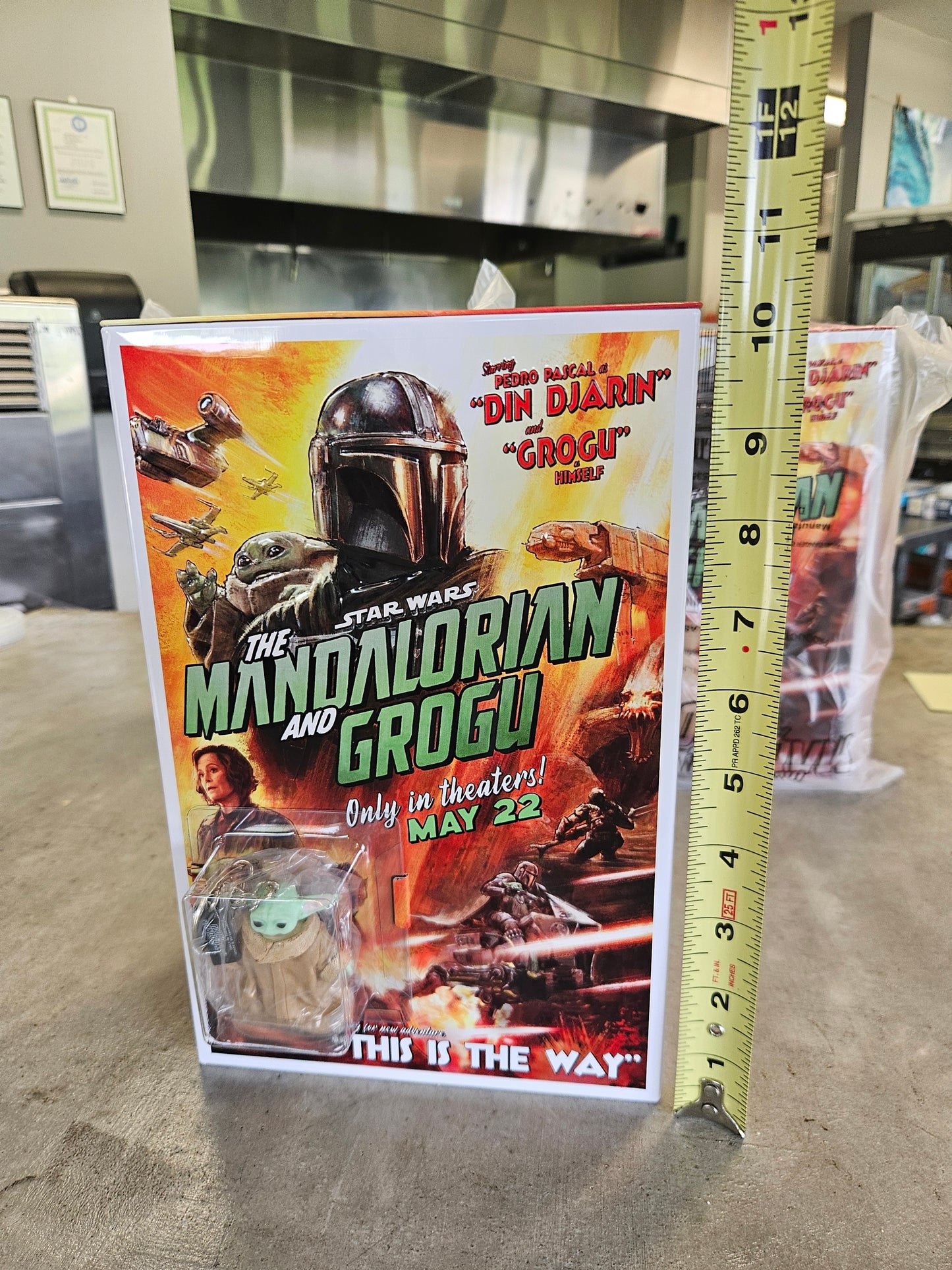 SET OF 2 Star Wars Mandalorian Grogu 2026 Metal Popcorn Bucket w/ Keychain BOTH