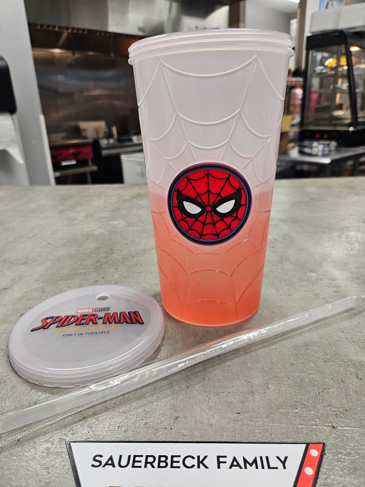Spider-Man Brand New Day(2026) Live Action - Color Changing Cup with lid and straw