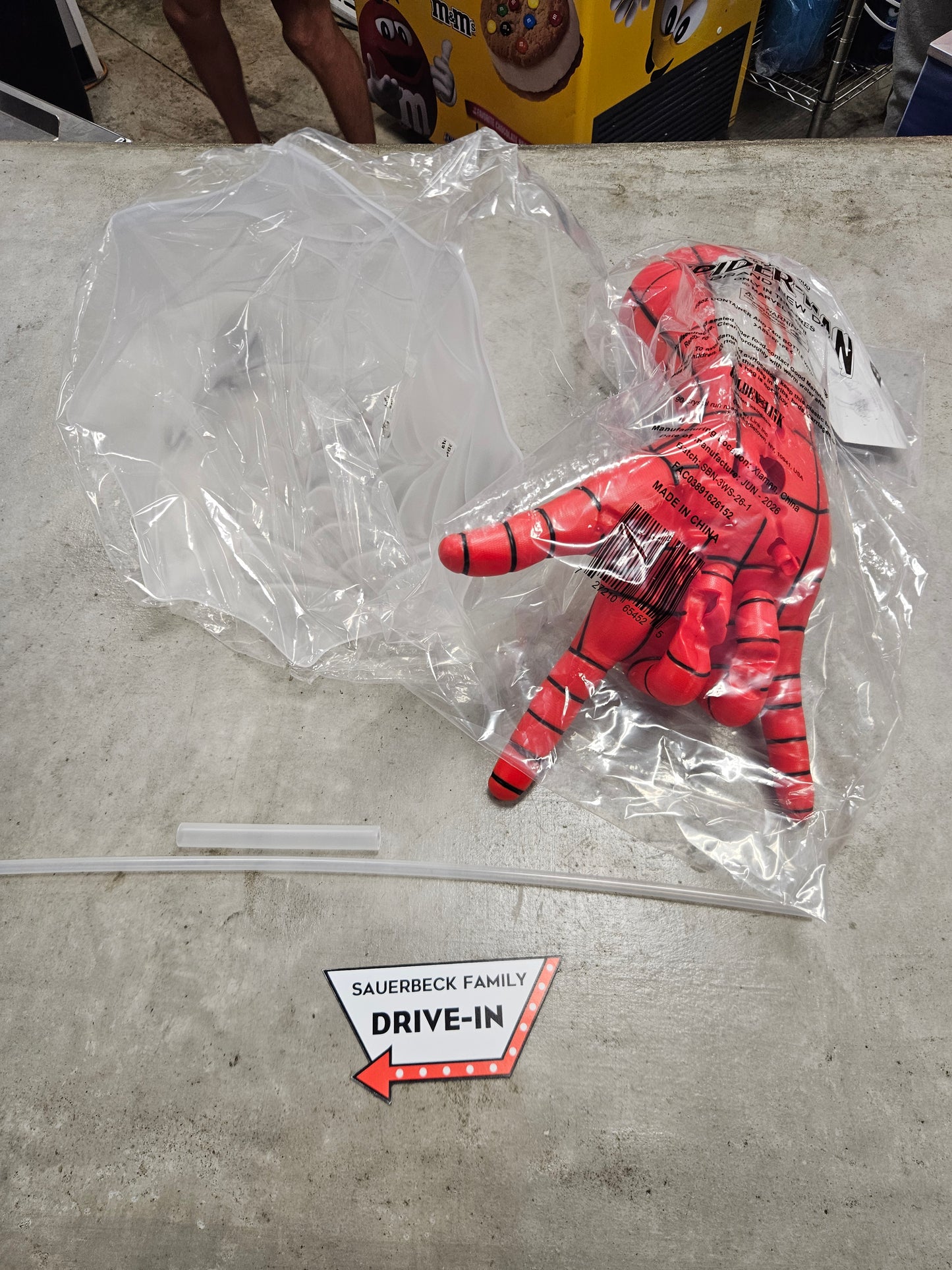 Spider-Man Brand New Day Web Hand Drink & Popcorn Bucket IN HAND 2026