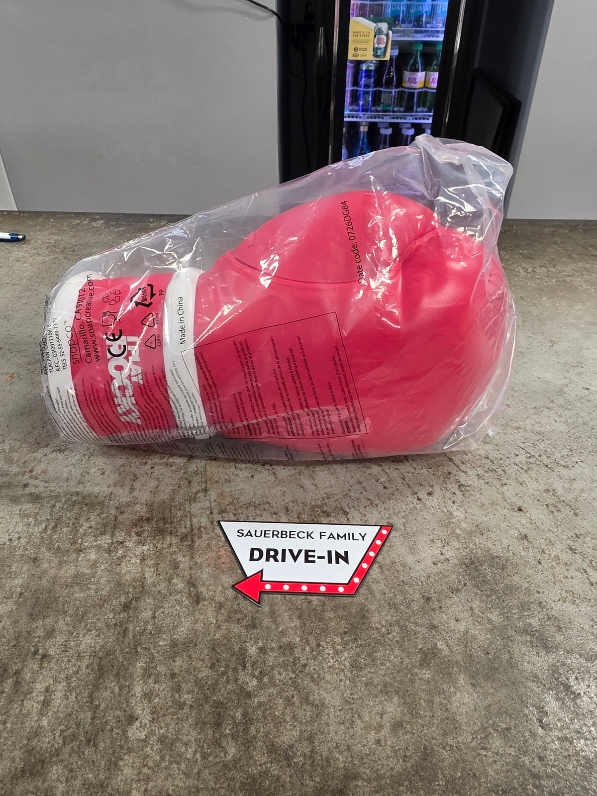 I Play Rocky Wearable Glove Popcorn Bucket - NEW IN HAND