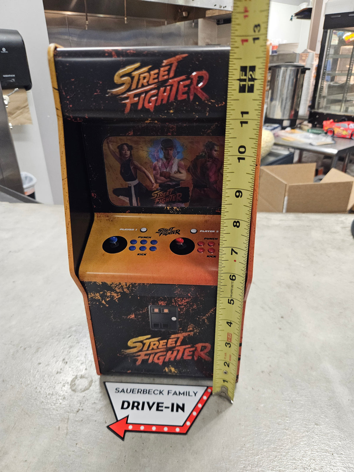 Street Fighter 2026 Movie Metal Arcade Popcorn Bucket NEW