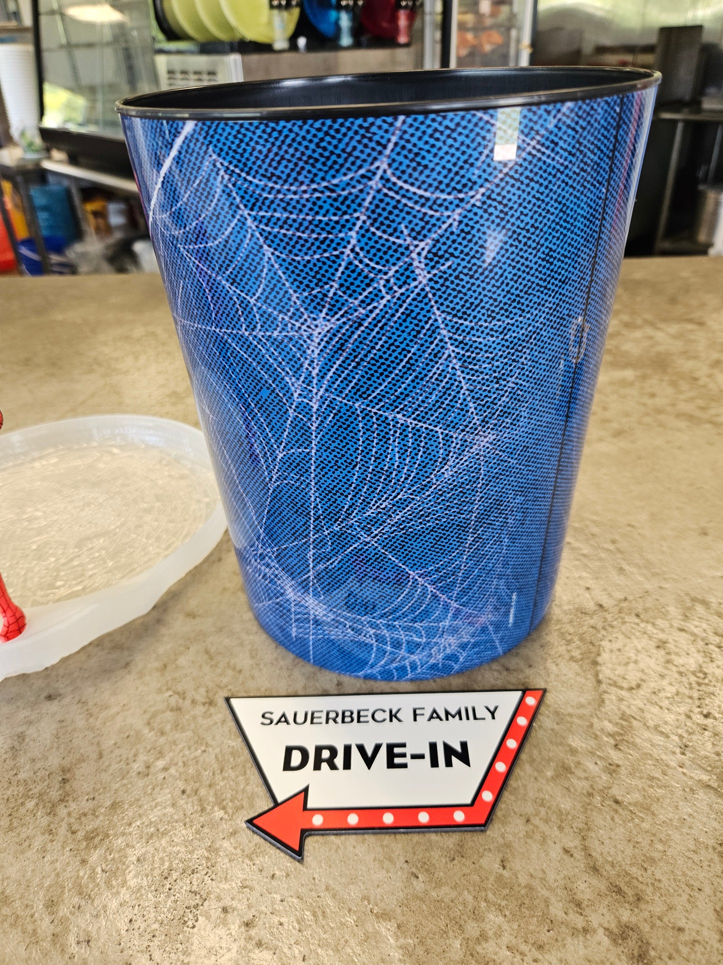 Spider-Man Brand New Day 2026 Popcorn Bucket With Hanging Figure Lid - In Hand