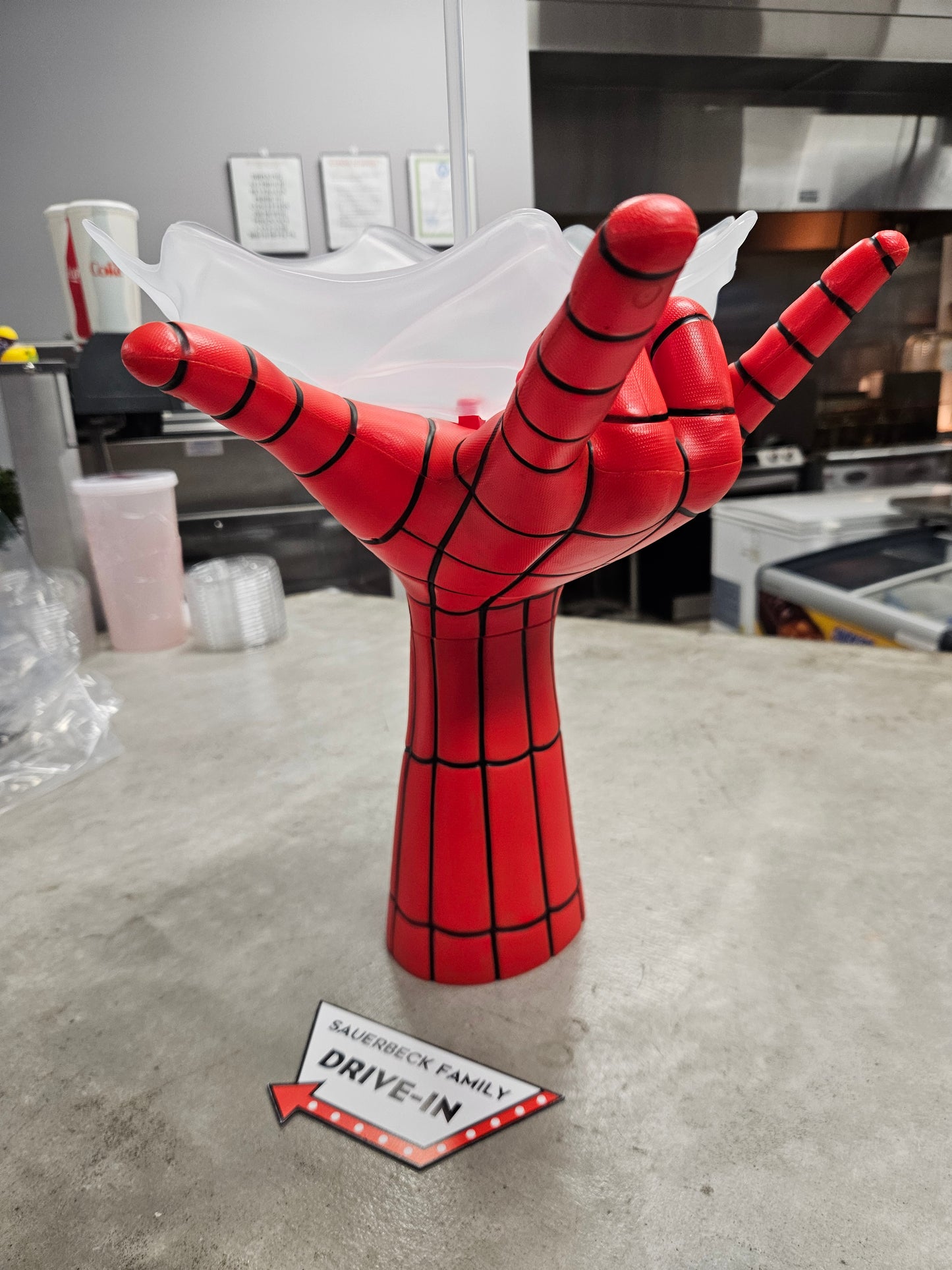 Spider-Man Brand New Day Web Hand Drink & Popcorn Bucket IN HAND 2026